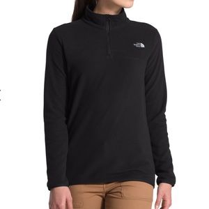 The North Face Fleece Quarter Zip Pullover Black M